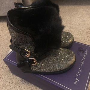 New in box Stuart Weitzman black boots